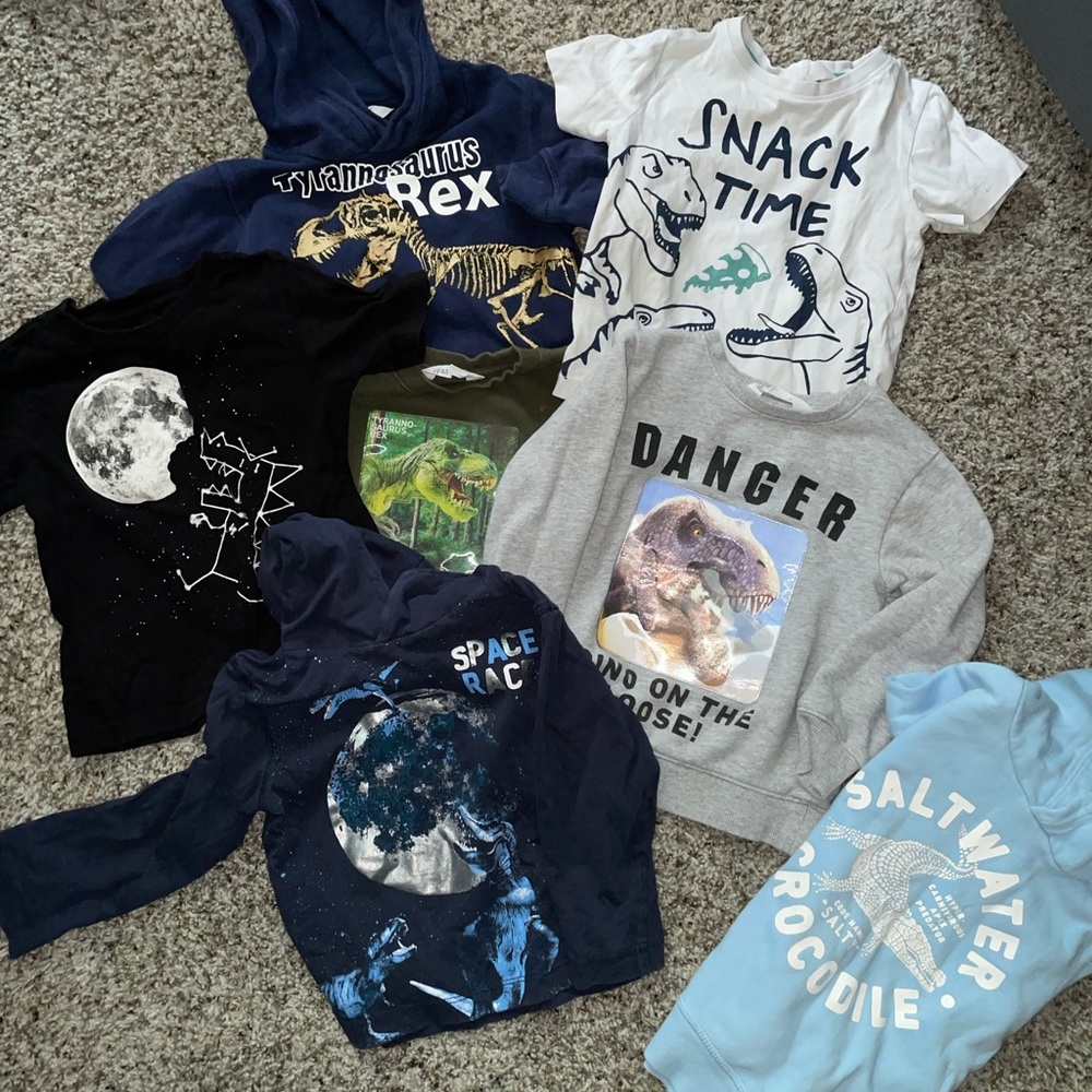 Lot of assorted Dino tops